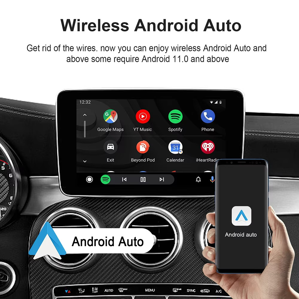 Android 13 CarPlay Ai Box Wireless Auto Smart Tv Netflix Youtube Fota WIFI - Miniatura 8