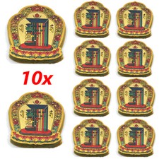 10PC Gandhanra Tibetan Buddhist Sticker, Kalachakra Symbol,Time Wheel Sticker