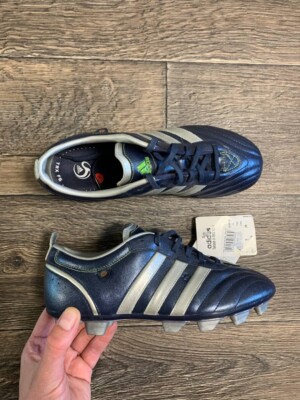 adidas telstar 2 TRX FG soccer cleats blue leather eu 38 uk 5 us 5,5