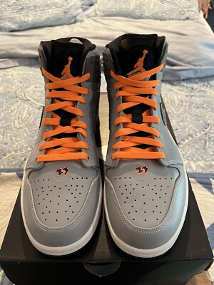 ★レア★AIR JORDAN 1 RETRO AIR JORDAN 1 RETRO 93 WOLF GREY COOL GREY CITRUS Orange Royal Sz