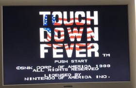 Touchdown Fever (Nintendo NES, 1991) Game, Manual & Box / TESTED Authentic CIB