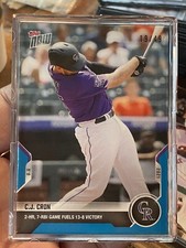 2021 TOPPS NOW # 634 C.J. Cron 2 HR 7 RBI Game - Blue Parallel #19/49