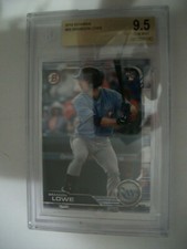 BRANDON LOWE 2019 Bowman #98 BGS GEM MINT 9.5 Rookie RC Rays