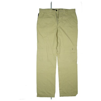 ALBERTO Alan Herren Chino Cargo Hose Sommer Jeans Zip 48 33/32 W33 L32 Beige Neu