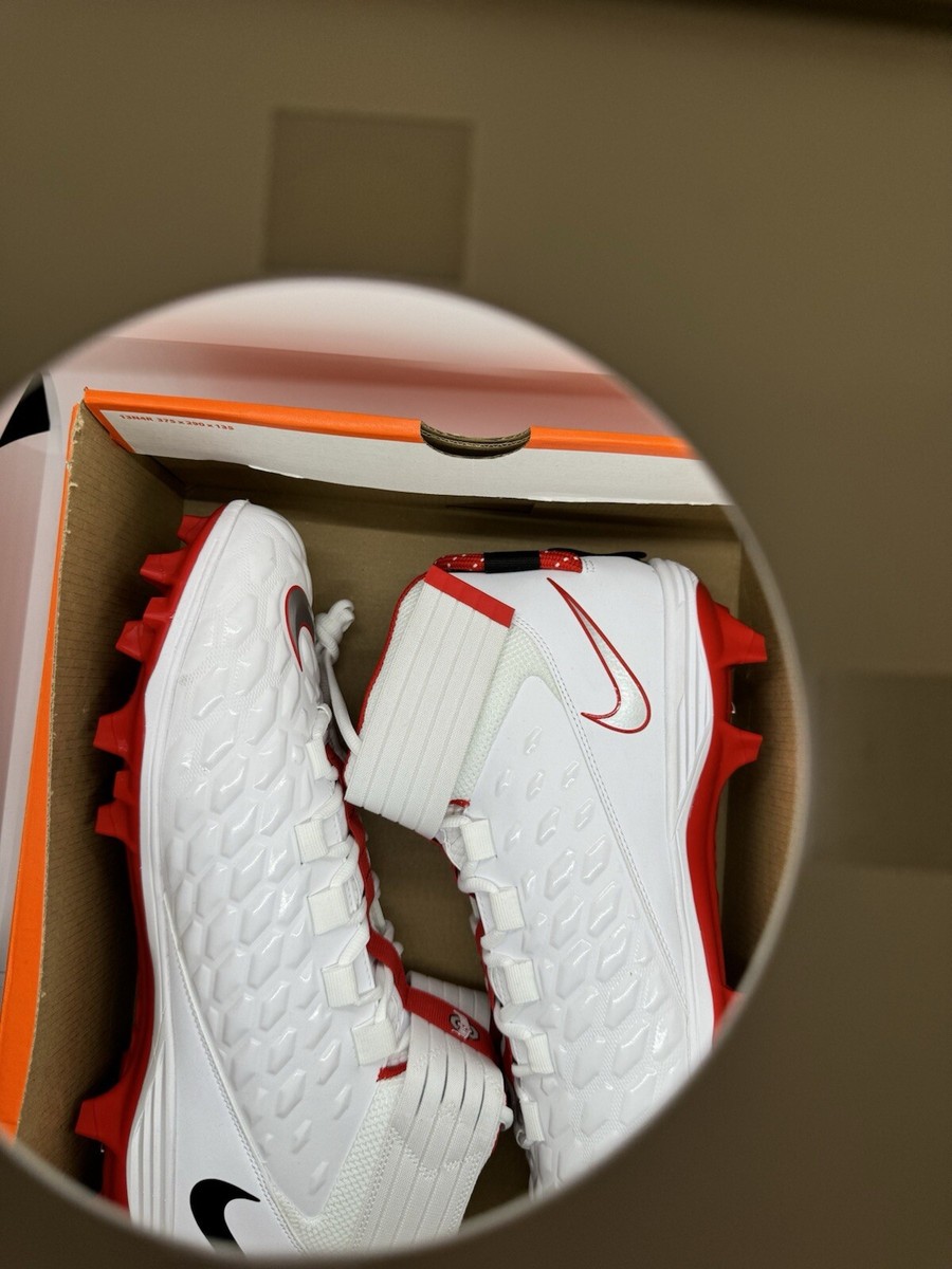 Nike Force Savage Pro 2 PE Ohio State Football Cleats Men display picture 1
