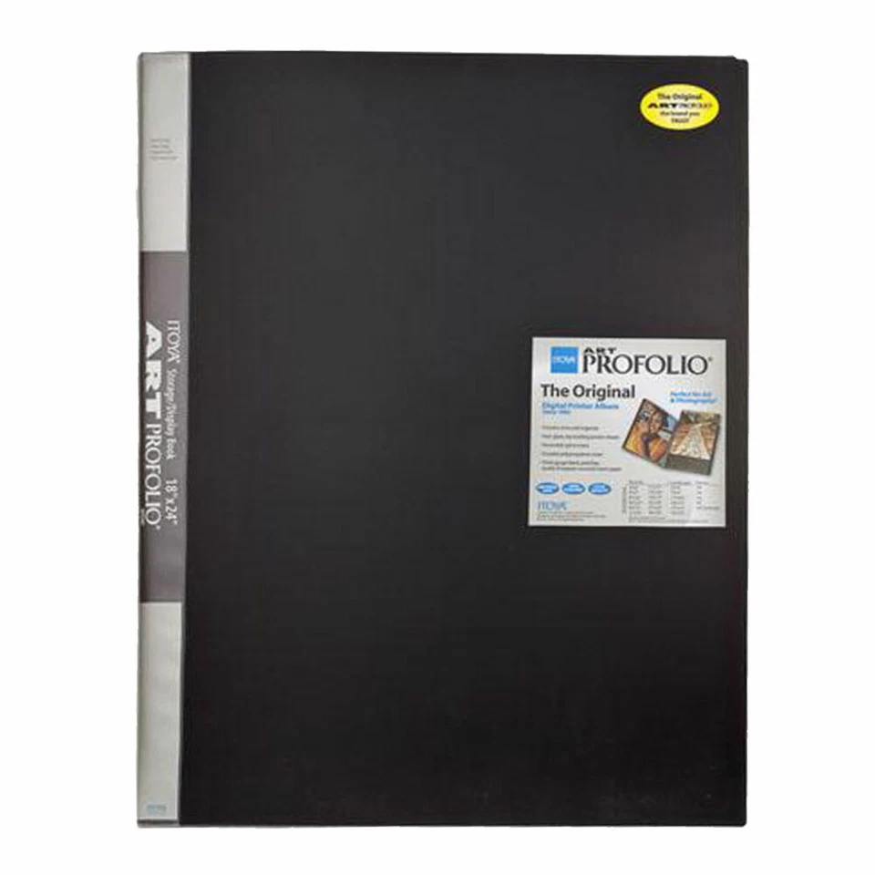 Álbum de libros de almacenamiento/exhibición Itoya Art Profolio 18x24" 24 fundas para 48 vistas Foto 2 de 4