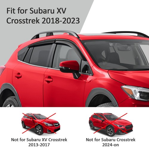 Rain Guards Vent Visors Shade for 2018-2023 Subaru XV Crosstrek - Picture 6 of 9