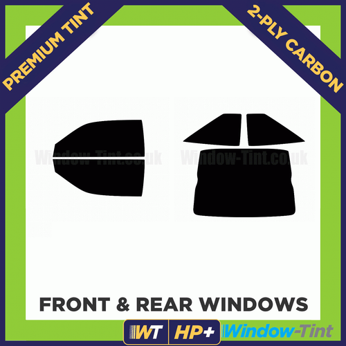 For VW Corrado 2-door Coupe 89-96 Carbon Pre Cut Window Tint Full 2-ply HP+ - Picture 2 of 10