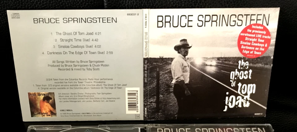 Bruce Springsteen 2 PIC-DISC CD 1995 SINGLE SET  The Ghost Of Tom Joad 8 TRACKS - Image 3 of 4