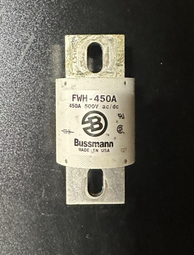 Bussmann FWH-450 Amp, 500V, Semiconductor Fuse