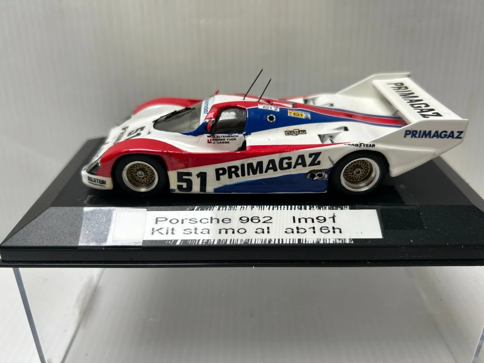 Kit STARTER (JPS Spark) Porsche 962 #51 24h Le Mans 1991 1/43 Voiture Miniature - Photo 2/4