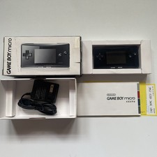 Nintendo Gameboy Micro Black OXY-001 NTSC-J Japan version - Complete in Box
