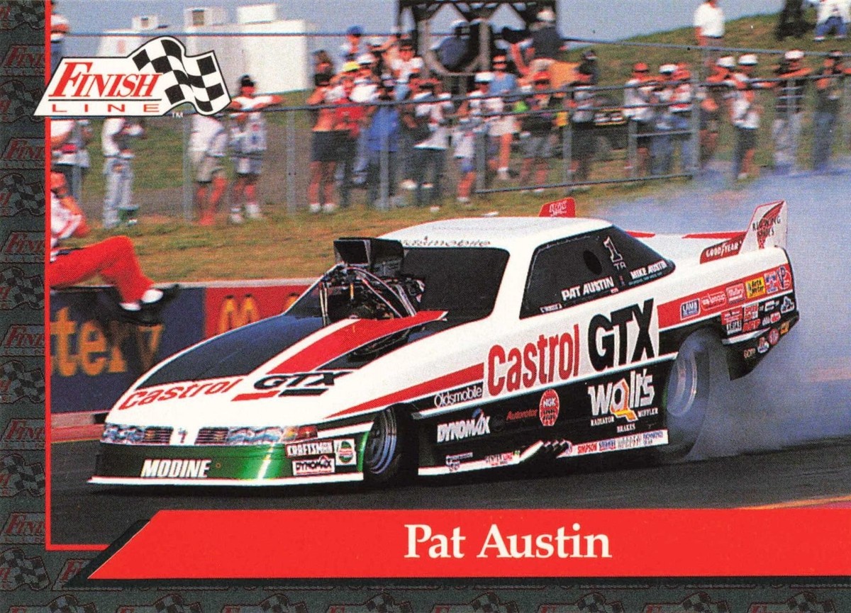 Pat Austin 1993 Finish Line Drag Racing NHRA Top Alcohol Funny Car