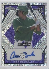 2021 Leaf Flash Purple 18/75 Aaron Zavala #BA-AZ1 Auto 0j81