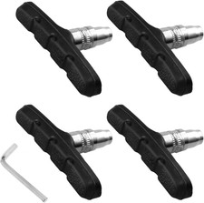 4 PCS Professional Bike Brake Pads, Premium Bicycle Brake Pads, Bike V Brake ...