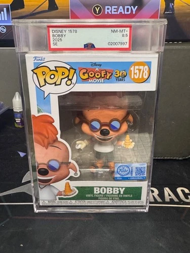 Bobby "A Goofy Movie" Disney 1578 Funko Pop! Special Edition PSA 8.5 NM-MINT+