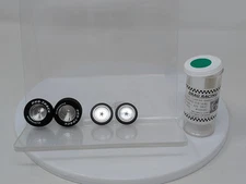 Pro Track "Classic" 1 1/16" x .435 wd Matching Rr & Ft 1/24 Slot Car Drag Tires