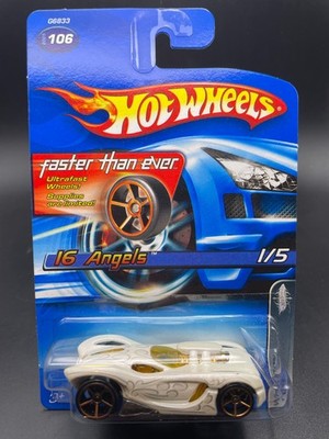 HOT WHEELS FASTER THAN EVER 16 ANGELS WHITE HEAT 1/5 W/FTEs - HW 16 ANGELS FTE