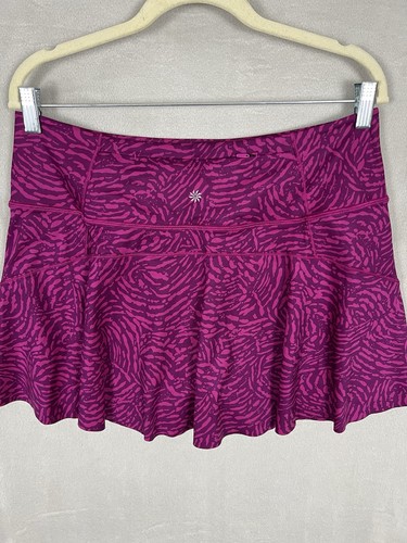 Athleta Damen Tennis Skort Large lila Aced bedruckt 13,5" - Bild 11 von 19