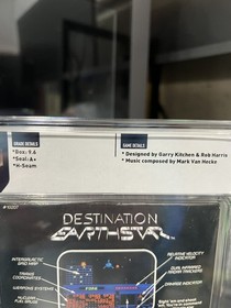 Destination Earthstar (NES, 1990) &ndash; WATA 9.6 A+ &ndash; Rare High-Grade Sci-Fi Slab