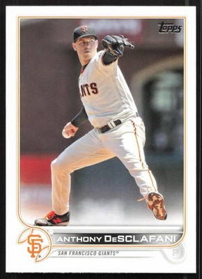 Anthony DeSclafani, 2022 Topps, #137, San Francisco Giants,