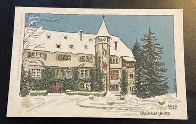 Ak Postkarte, Umkirch , Künstlerkarte Balthasarburg (k2)