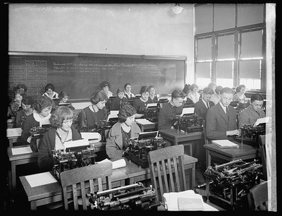 Eastern High,Typewriting class,Washington,DC,District of Columbia,c1915