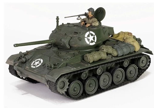FORCES OF VALOR, Carro armato leggero americano CHAFFEE M24 Compagnia D - Bat... - Immagine 2 di 4