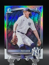 Pico Kohn 2025 Bowman Draft Chrome 1st Bowman Logofractor /35 NYY #BDC-52