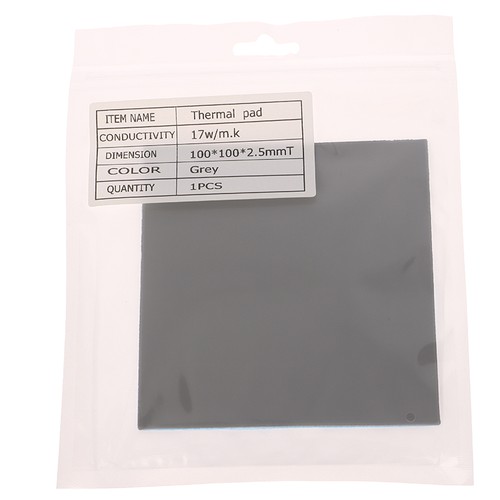 100x100mm Thermal Pad GPU CPU Heatsink Cooling Conductive Silicone Pad - Afbeelding 29 van 32