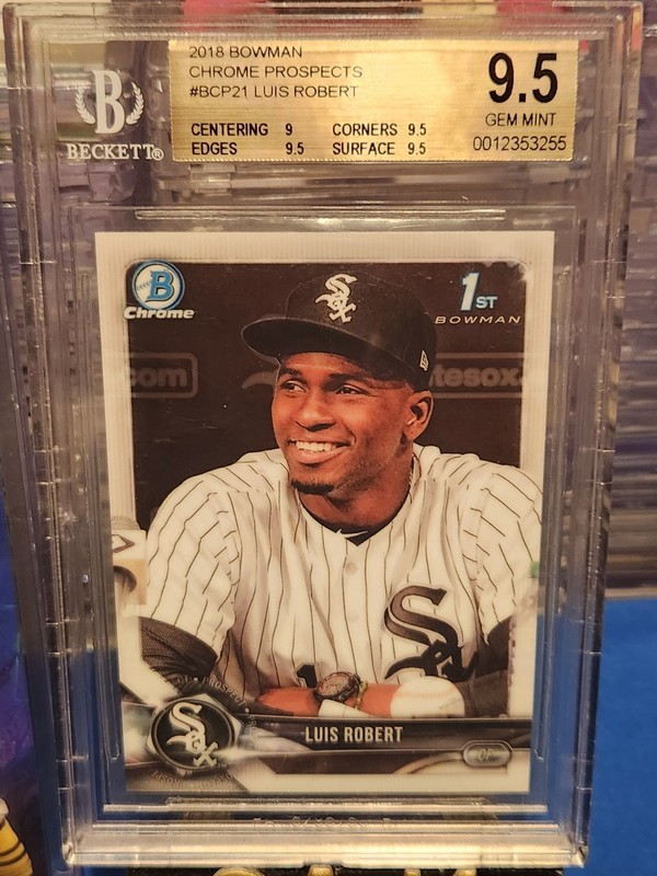 ⚾️ 2018 Bowman Luis Robert Chrome Prospects BGS 9.5 ⚾️