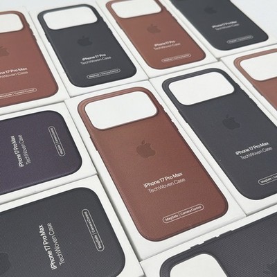 OFFIZIELLE ORIGINAL APPLE IPHONE 17 PRO / 17 PRO MAX TECHWOVEN GEWEBTE MAGSAFE HÜLLE