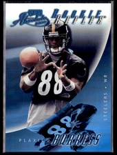 2000 Playoff Absolute Rookie Reflexes Plaxico Burress Steelers RR4 Rookie Card
