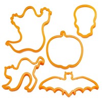 Haunted House Halloween 5-Teilig Ausstechformen Gruselige Formen Orange