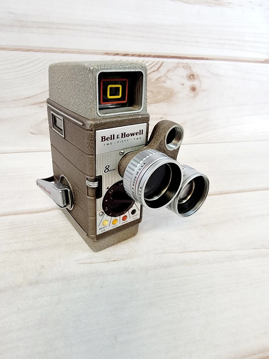 Bell and Howell Standard 8 mm Non Reflex Vintage Movie Cameras for