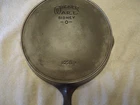 Wagner Ware # 8 Cast Iron Skillet With Heat Ring, P/N 1058 I " FLAT "Super Clean