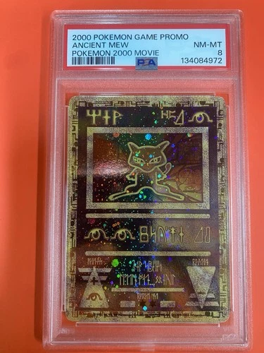 Pokémon TCG Ancient Mew Mew Promo Holo Card PSA 8 NM-MT