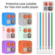 Silicone Protective Case For Yoto Mini Audio Player Protector Cover with Lanyard