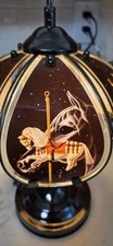 Vintage Ok Lighting Touch Lamp Carousel Horse Works brand new condition 