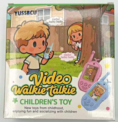YUSSBCU Kids Video Walkie Talkies 2 Pack Rechargeable Toy Camera Intercom NOB