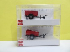 BUSCH 59970 Feuerwehr-Anhänger  Konvolut neun OVP