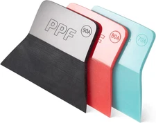 PPF Squeegee Vinyl Wrap Tool, 3 in 1 Different Hardness Anti-Scratch Rubber Scra