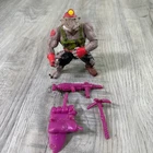 Vintage 1991 Playmates Teenage Mutant Ninja Turtles Dirtbag With Weapons *Read