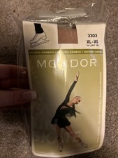 Mondor Tights Natural Bamboo Size Xl Boot Cover 74 Light Tan Ice Skates New    