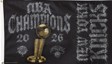 New York Knicks 2025 2026 NBA World Championship 3x5 Ft Flag Banner CLOSEOUTSALE
