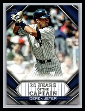Derek Jeter New York Yankees 2020 Topps Update #YOC-95 20 Years of The Captain