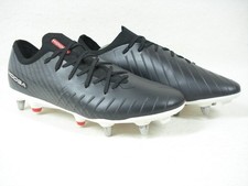 KooGa Rapid Mens Rugby Boots Black Size UK 12 EU 47 US 13 League Union VGC