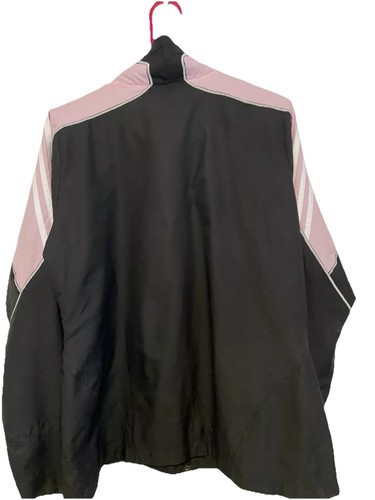 Adidas Damen Jacke Pink & Schwarz Windbreaker Warm Up Jacket Größe M - Bild 7 von 10