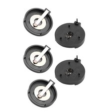 5Pack CR2430 Coin Button Battery Holder Plastic Container Case