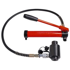 Hydraulic Knockout Punch Driver Kit 15 Ton 10 Dies Conduit Hole Tool 11 14 Gauge